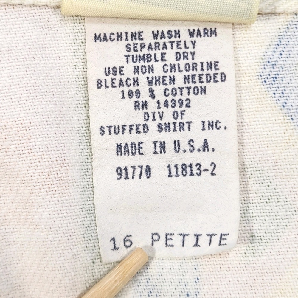 Vintage Vivaldi Jeanswear Denim Wrap Skirt 16 Petite Southwest Cowgirl USA - Picture 5 of 8
